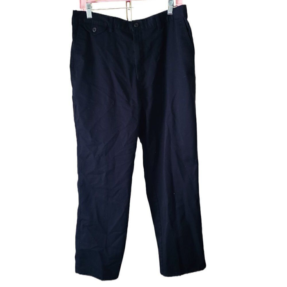 Towncraft Easy Care Men's Black Dress Pants